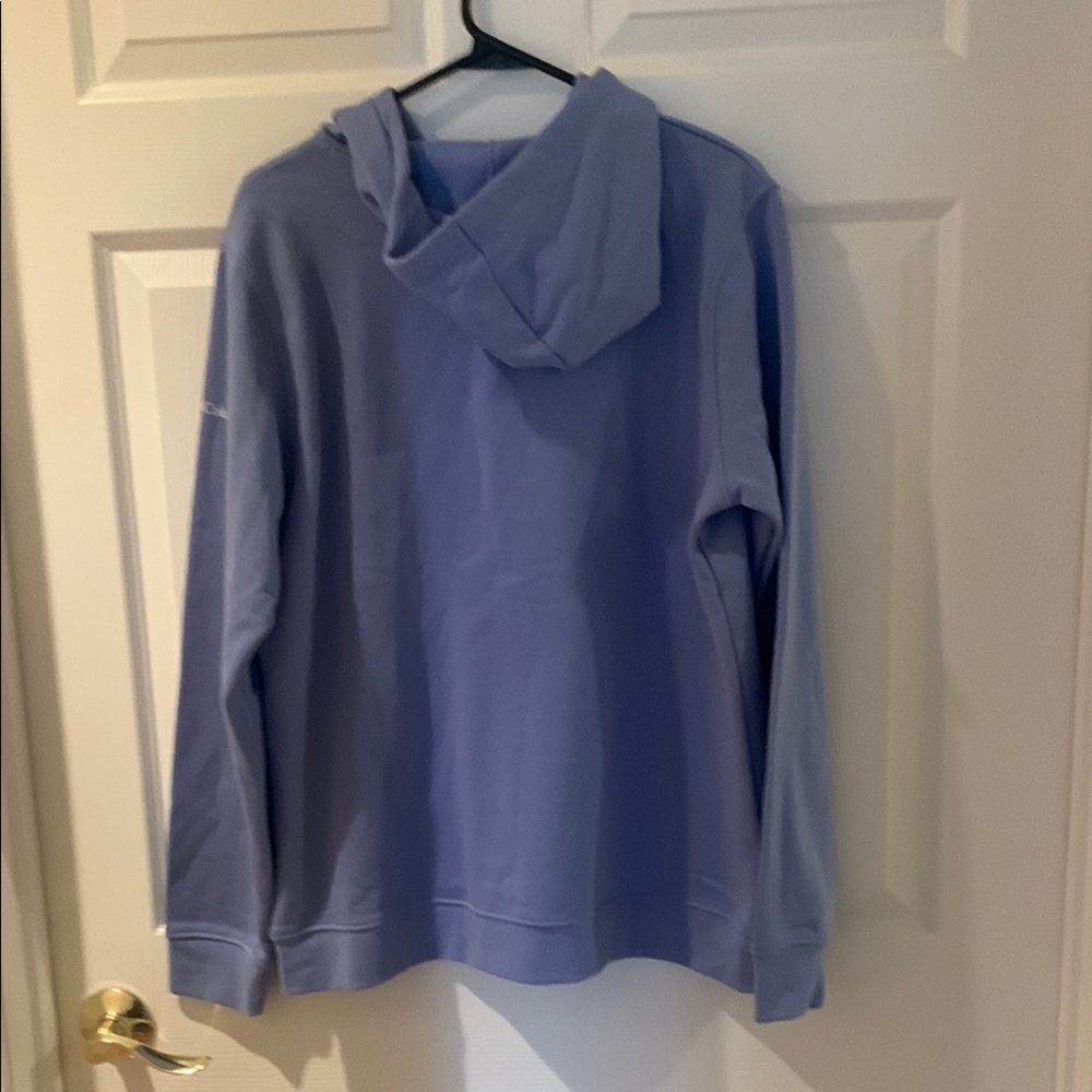 Columbia Blue Hoodie with White Logo - Picture 4 of 5